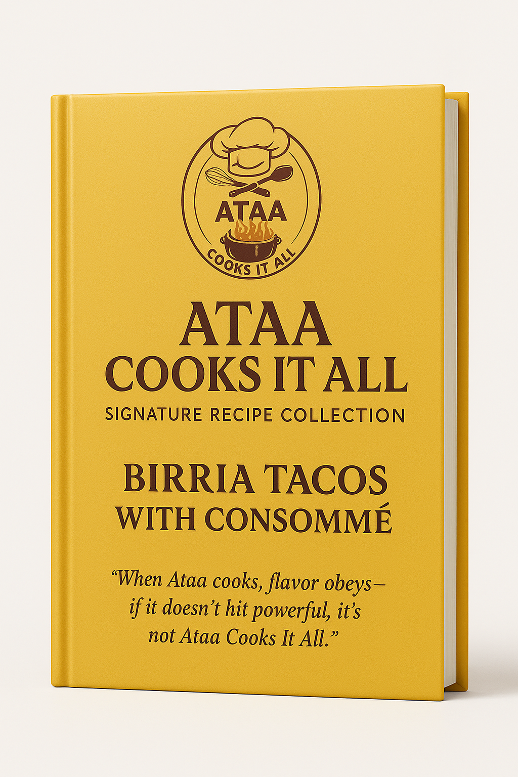 Birria Tacos With Consommé – ATAA Cooks It All Signature Dish